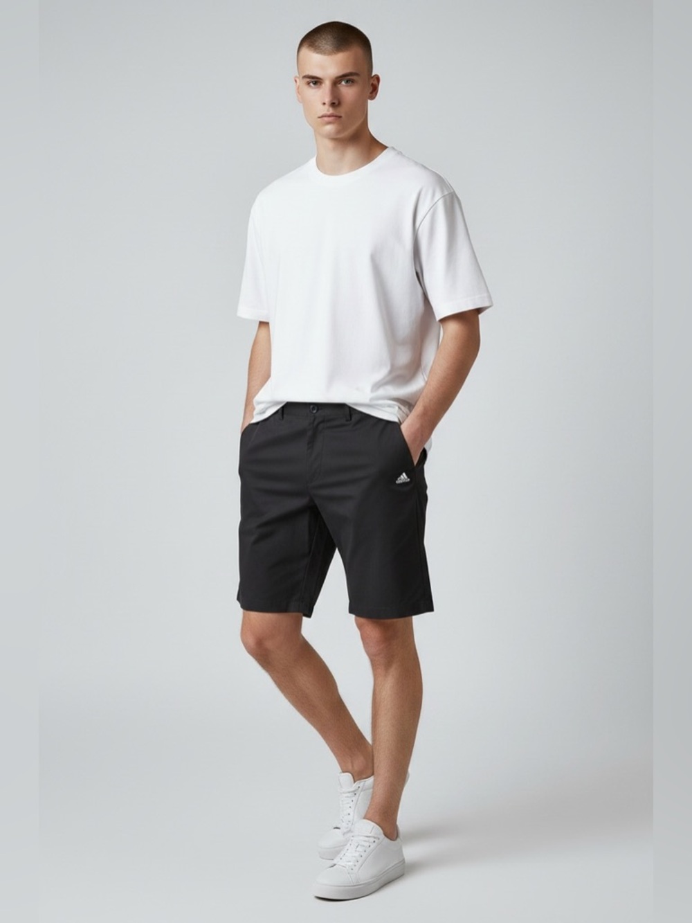Adidas Men’s Size 36 Black Active Casual Golf Chino Shorts